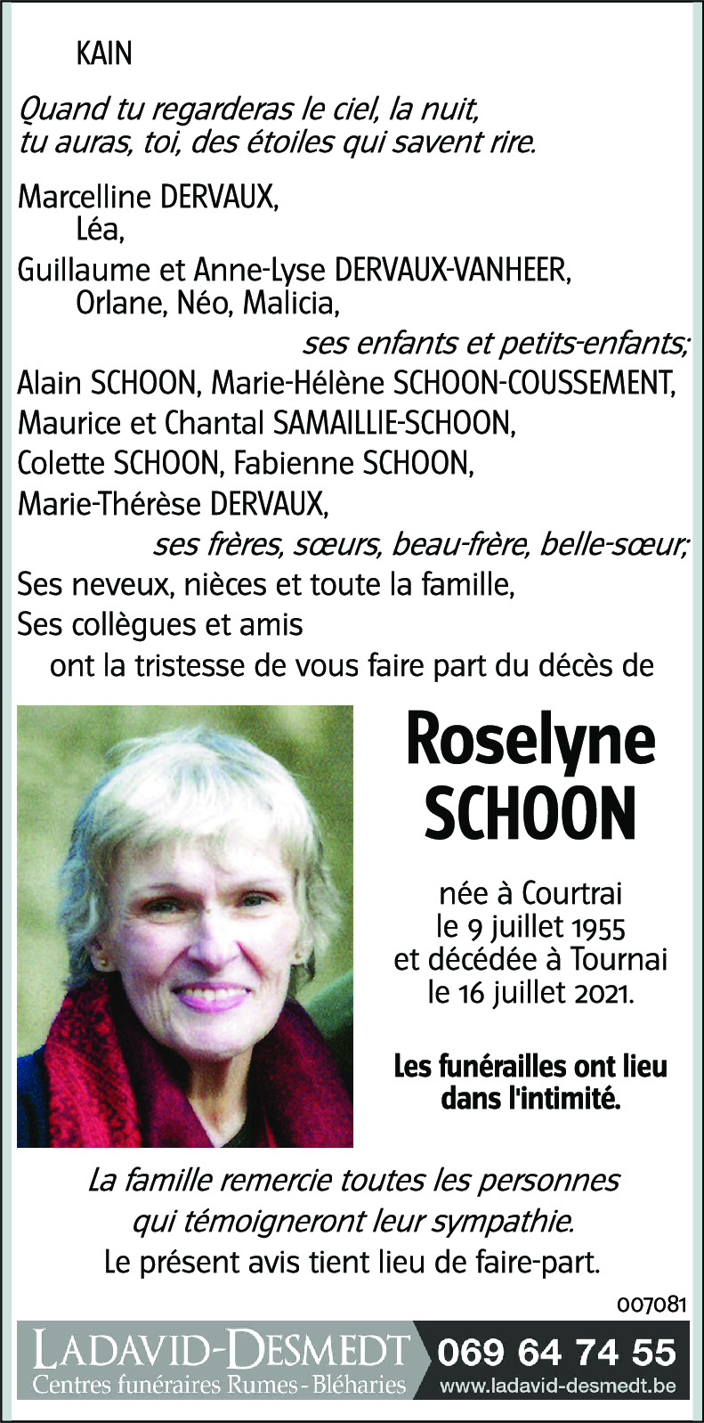 Roselyne SCHOON