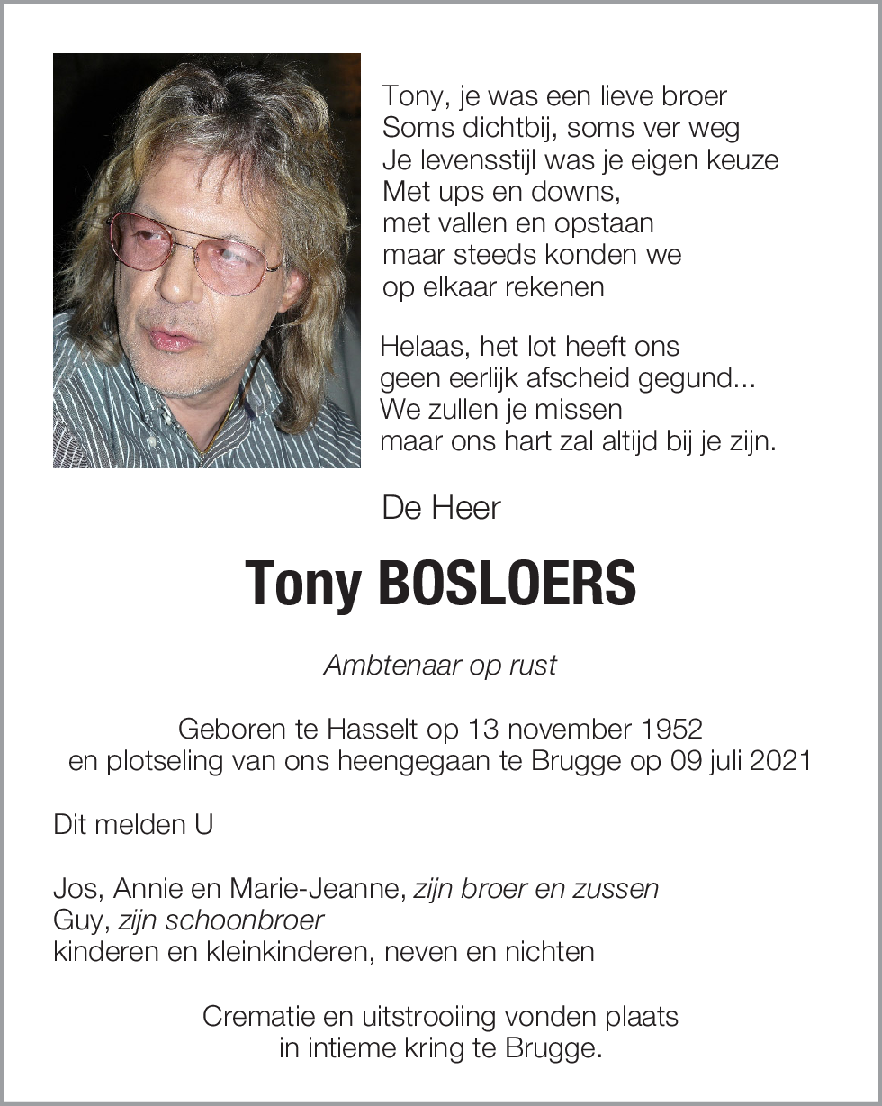 Tony Bosloers