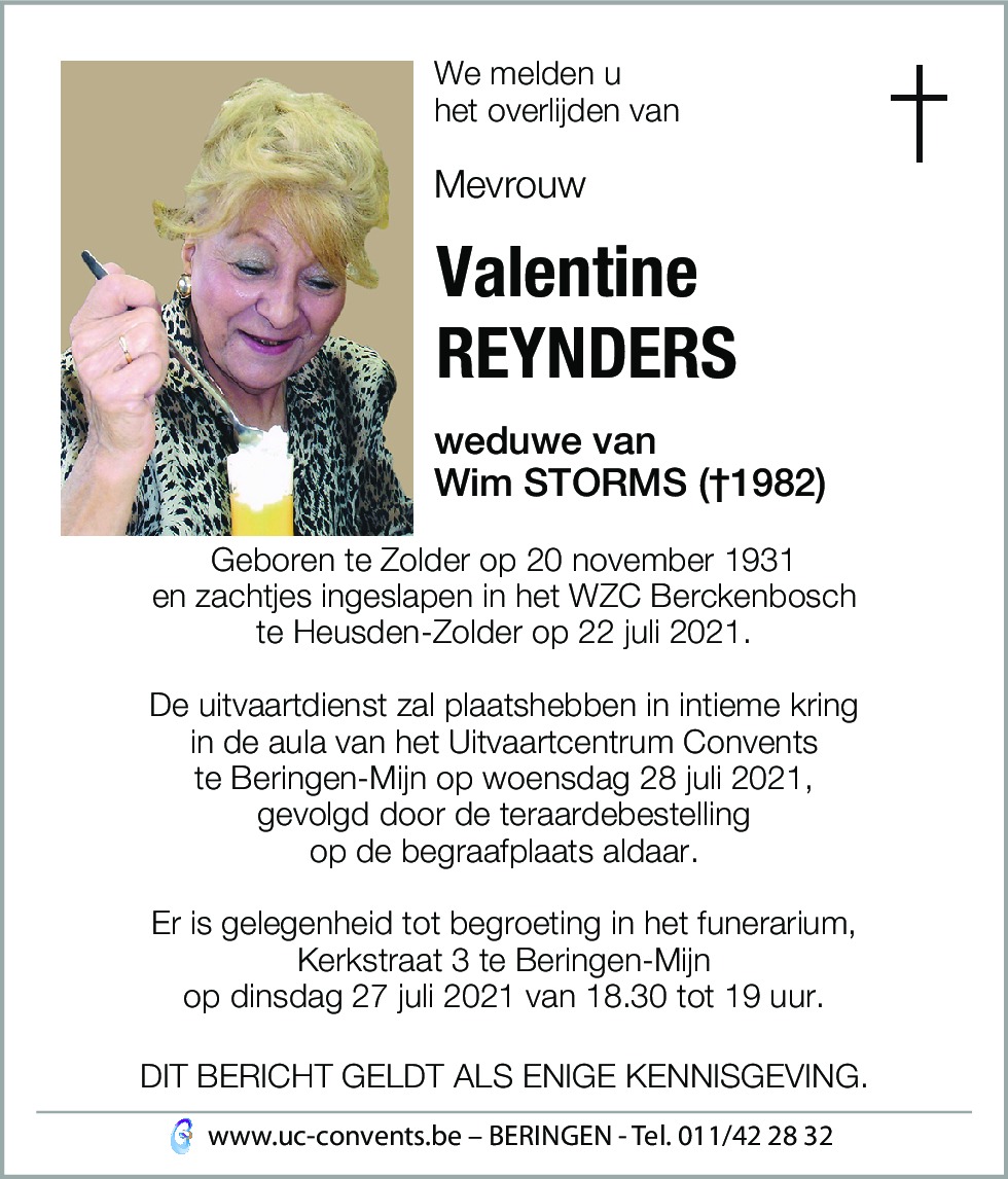 Valentine Reynders