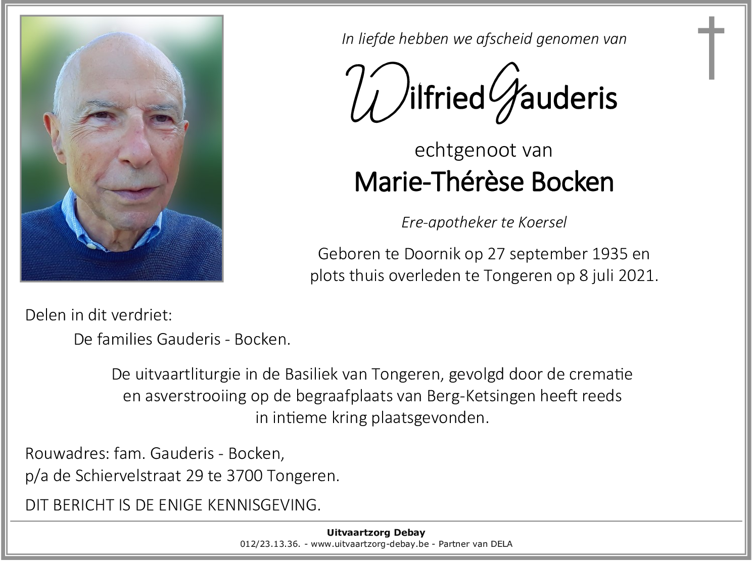 Wilfried Gauderis