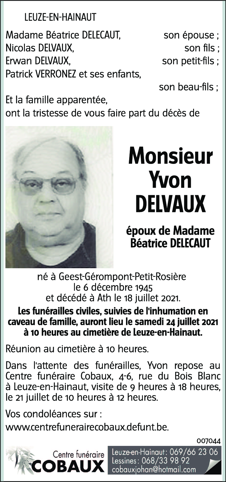 Yvon DELVAUX