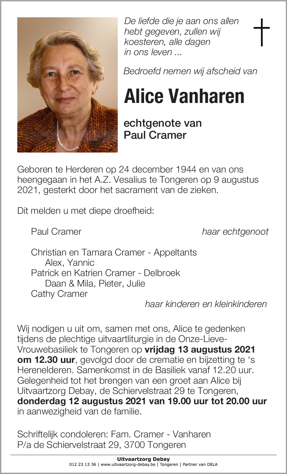 Alice Vanharen