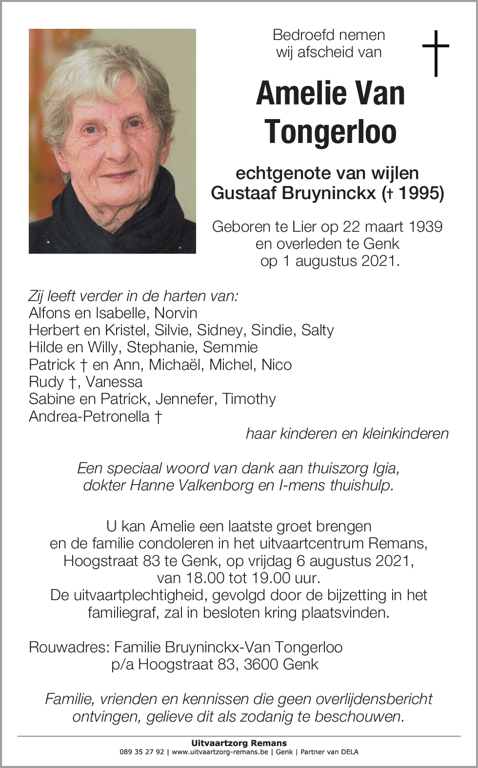 Amelie Van Tongerloo