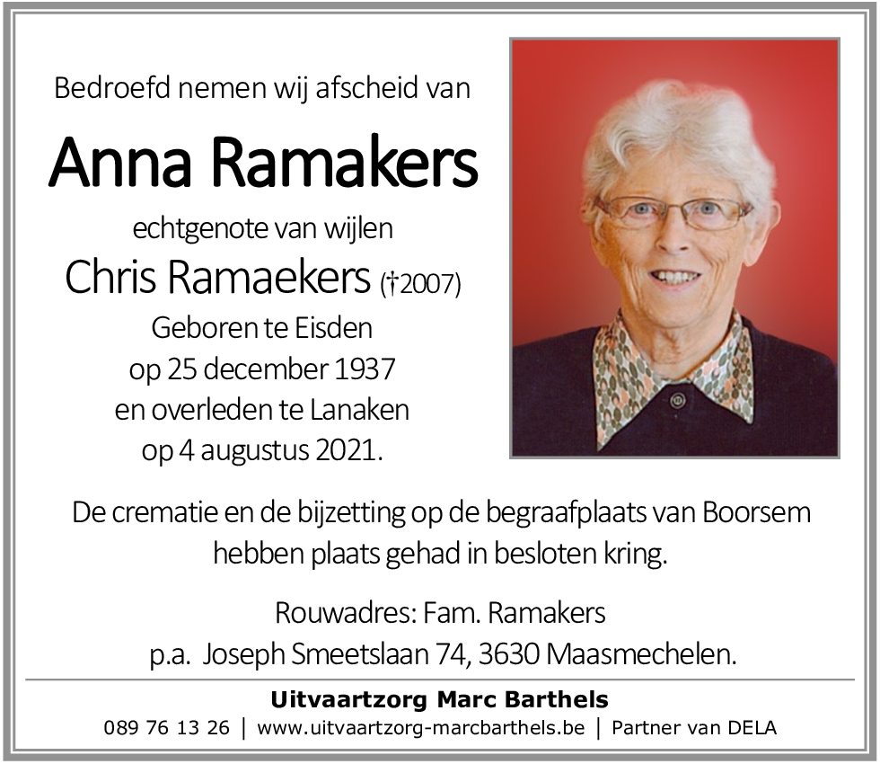 Anna Ramakers