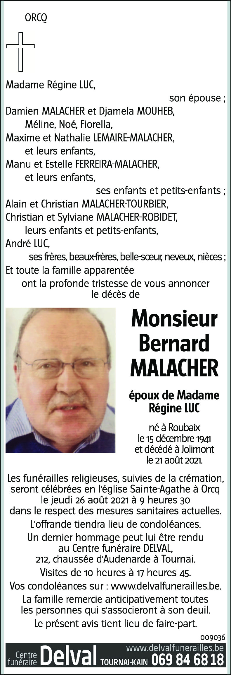 Bernard MALACHER