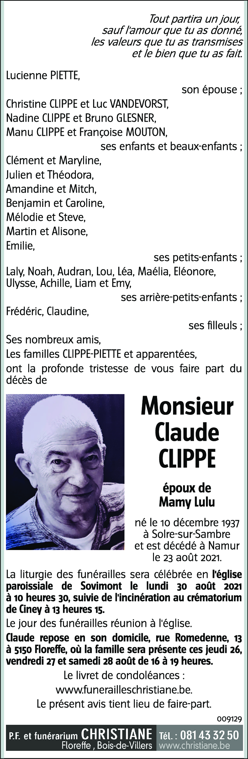 Claude CLIPPE