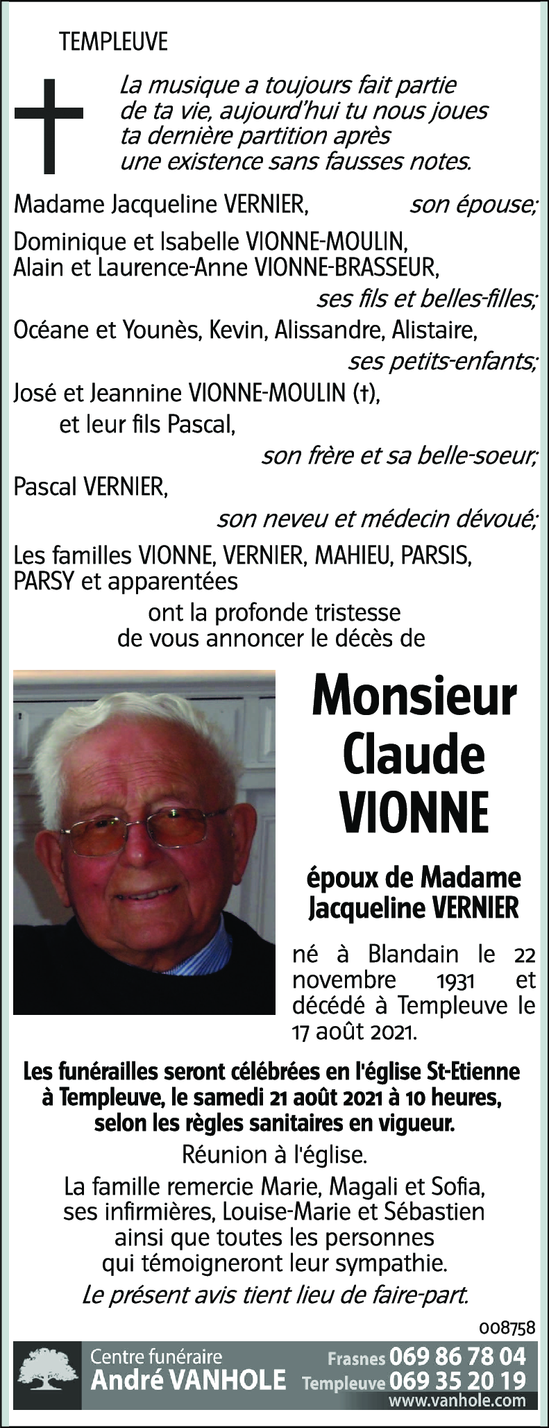 Claude VIONNE
