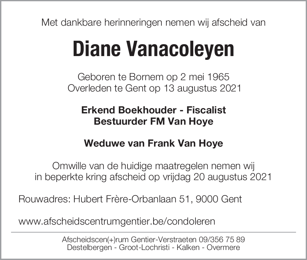 Diane Vanacoleyen