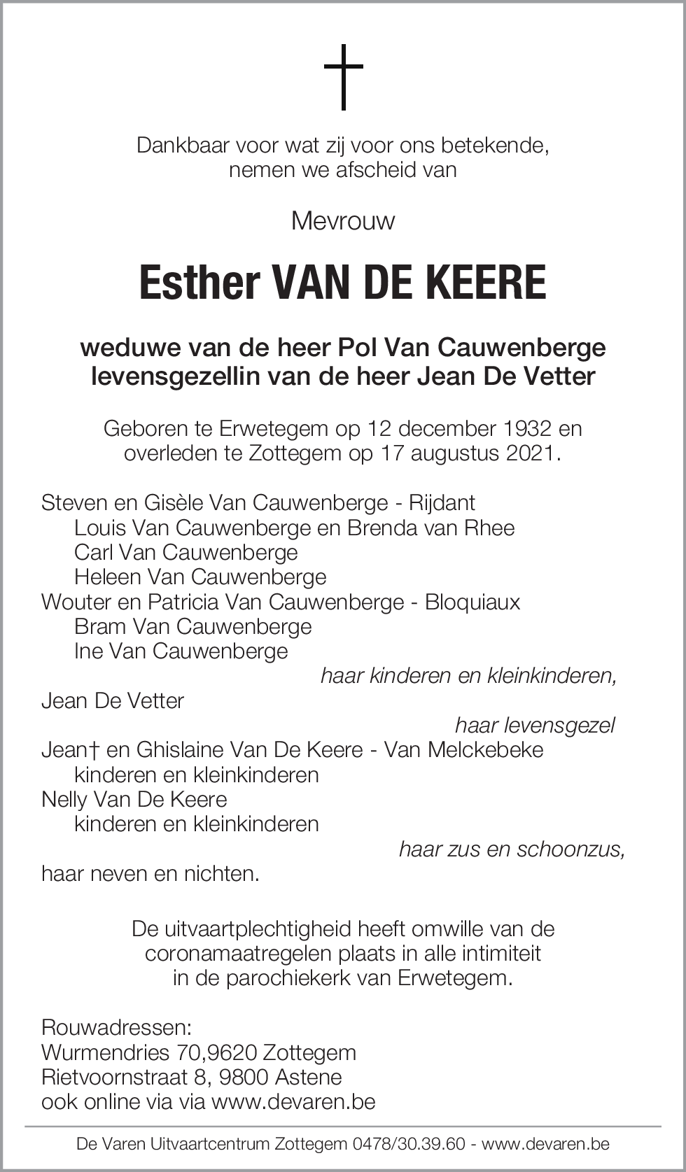 Esther Van De Keere