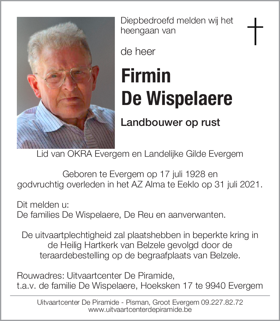 Firmin De Wispelaere