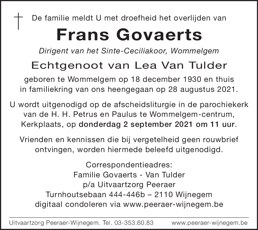 Frans Govaerts