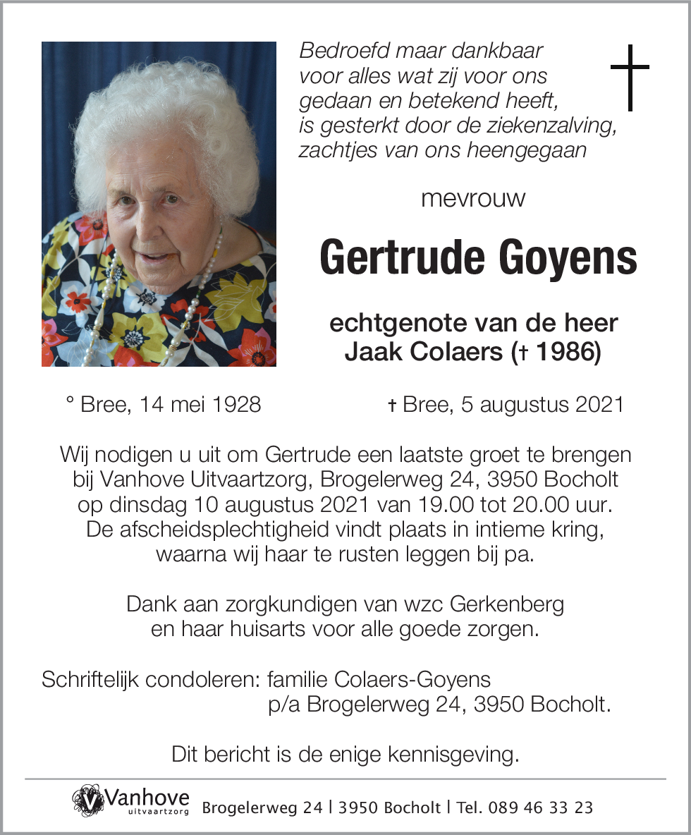 Gertrude Goyens