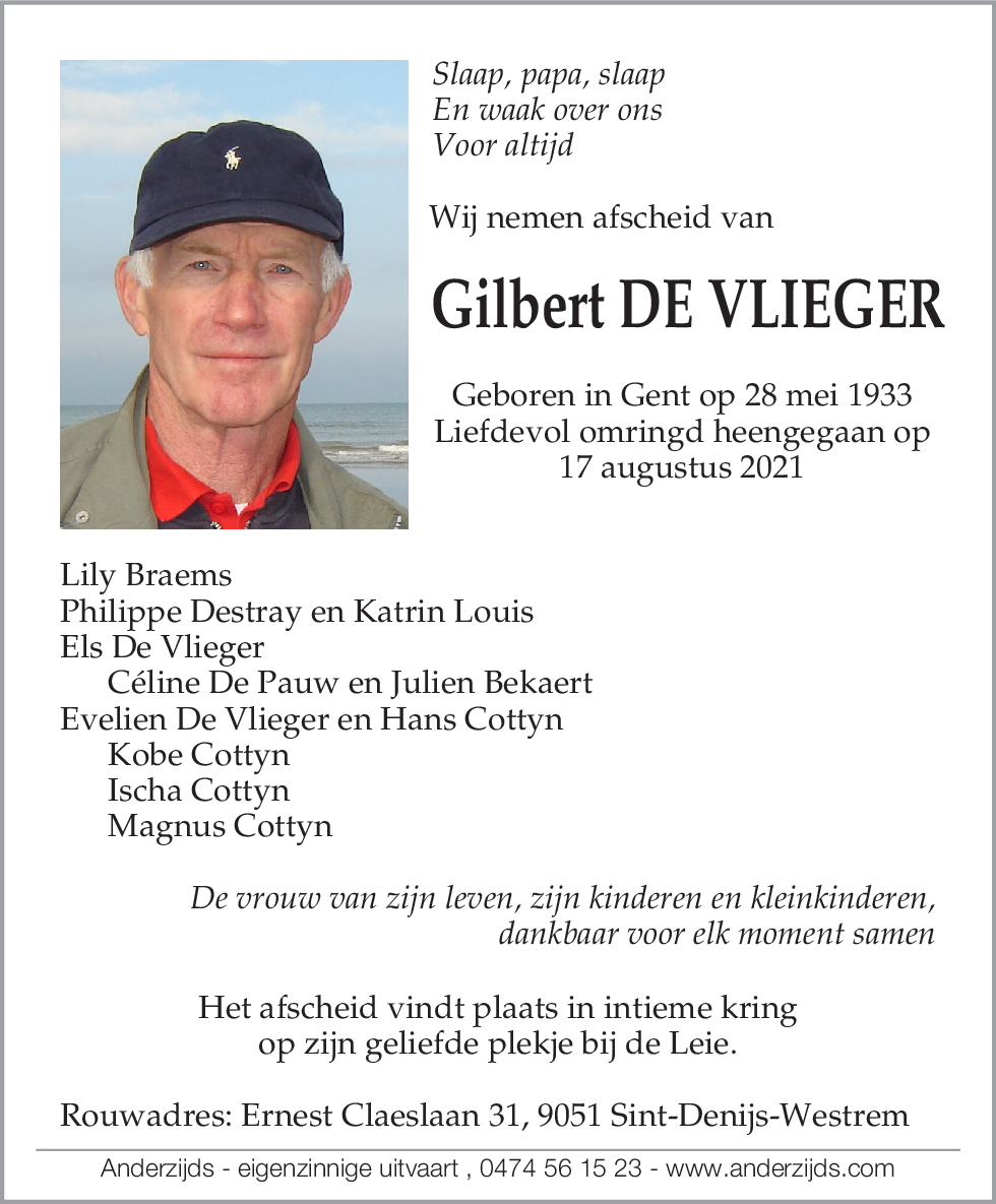 Gilbert De Vlieger