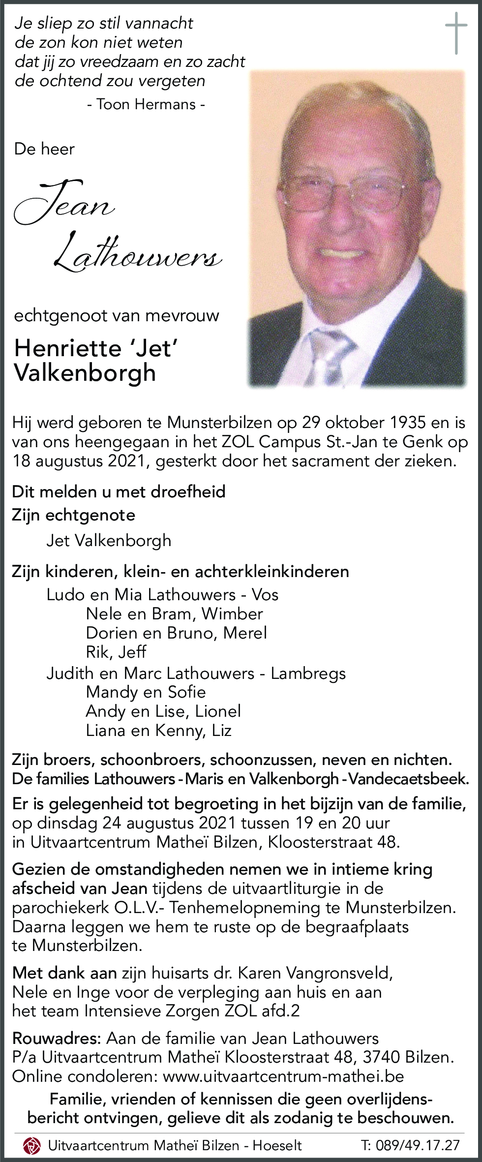Jean LATHOUWERS