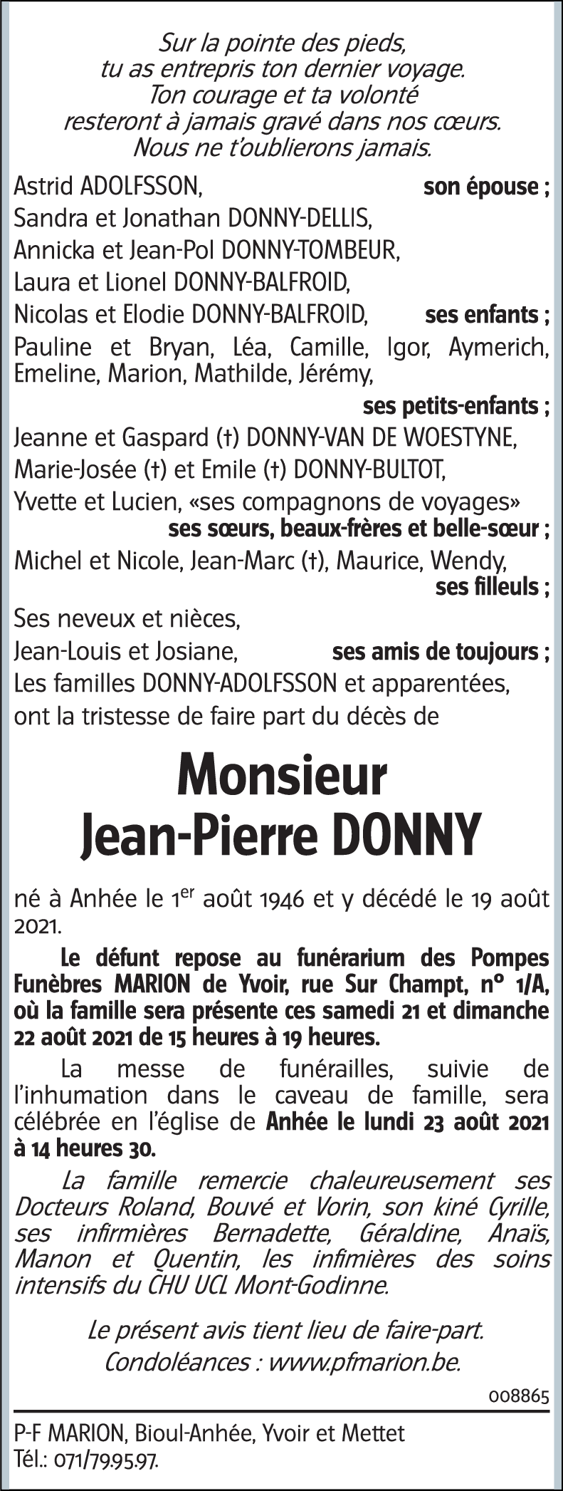Jean-Pierre DONNY