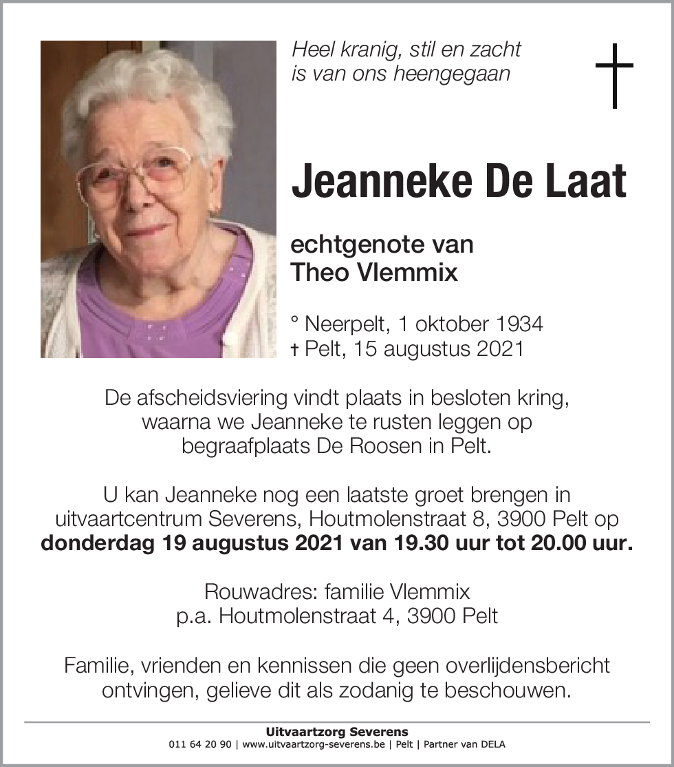 Jeanne De Laat
