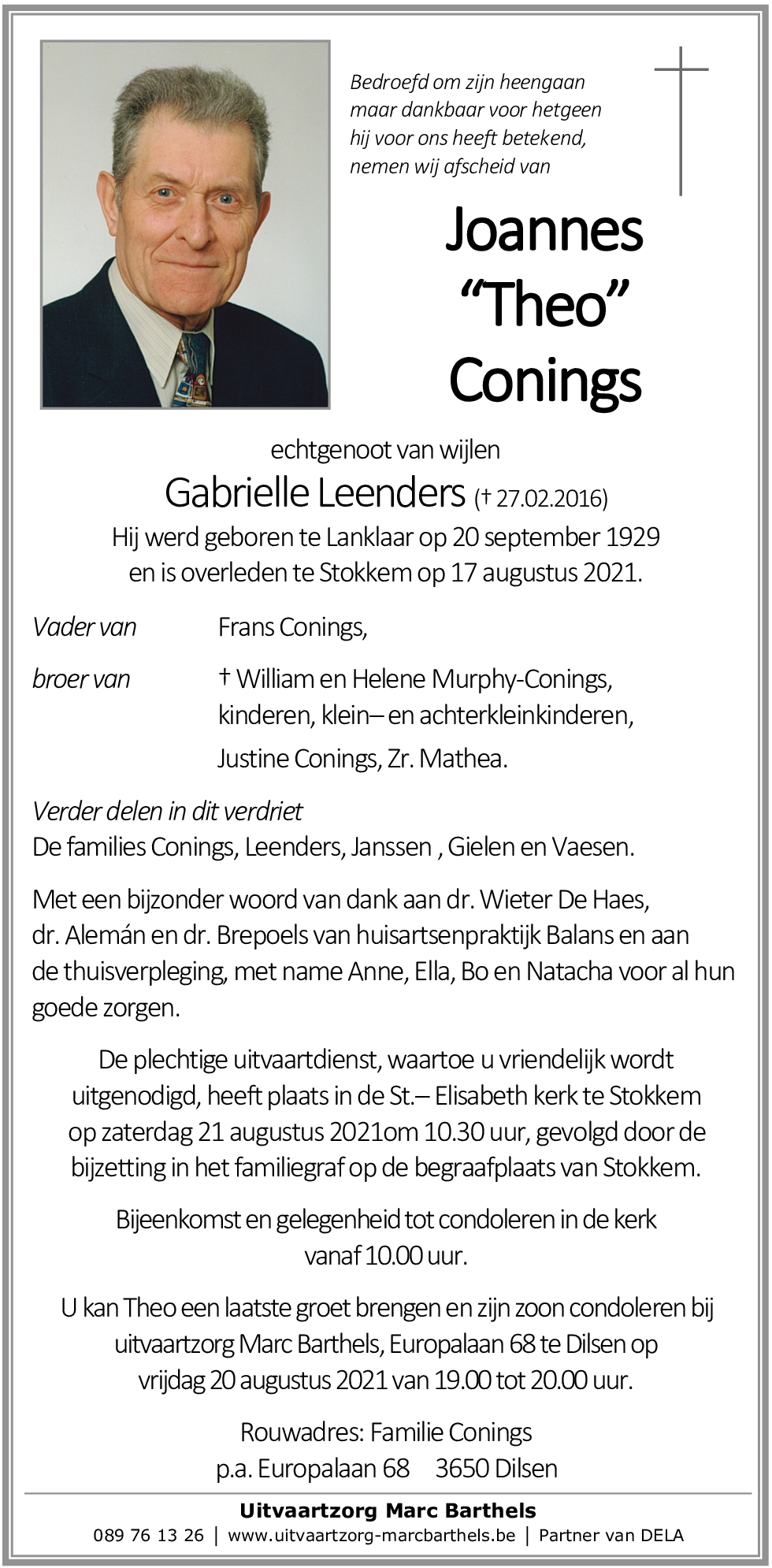 Joannes Theodoor Conings