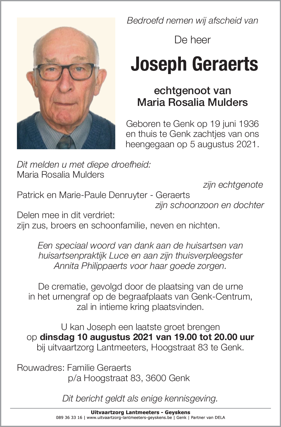 Joseph Geraerts