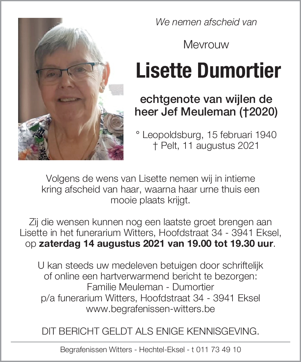 Lisette Dumortier