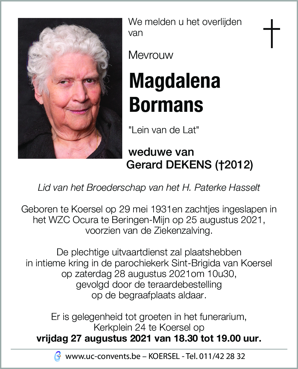 Magdalena BORMANS