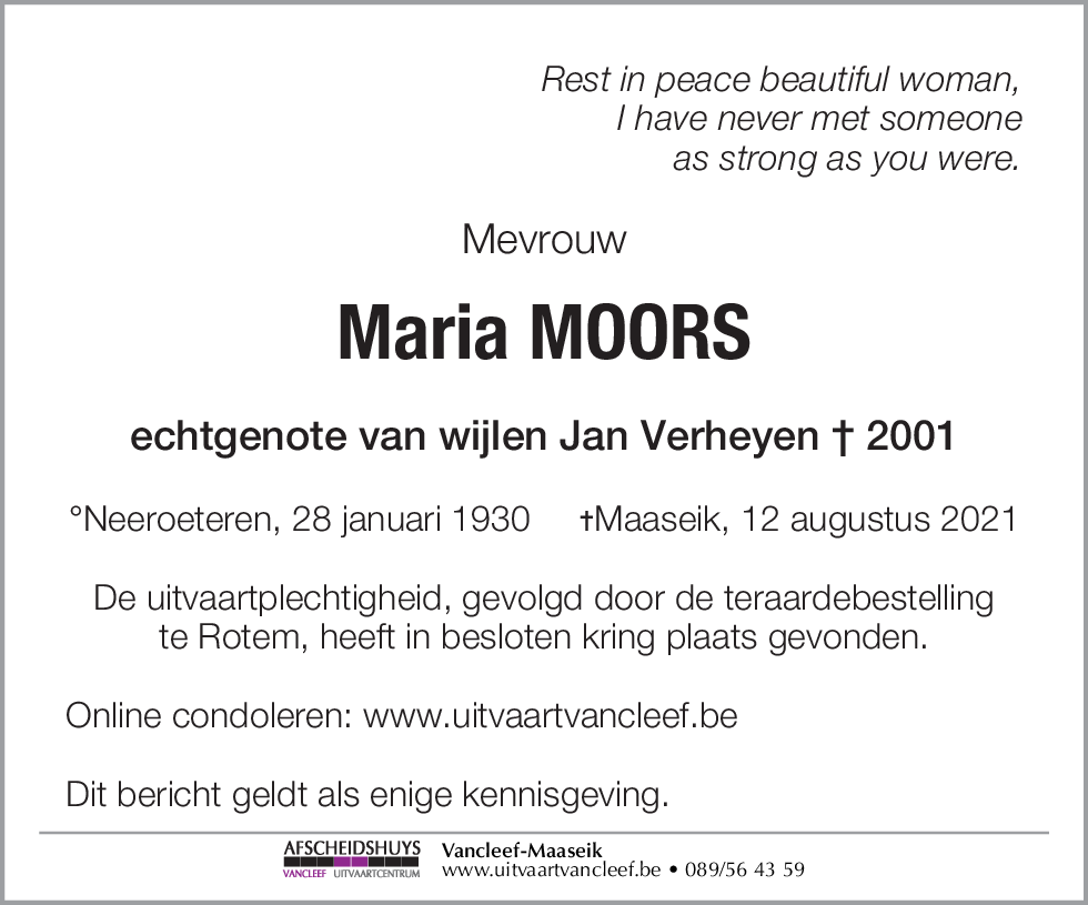 Maria Moors