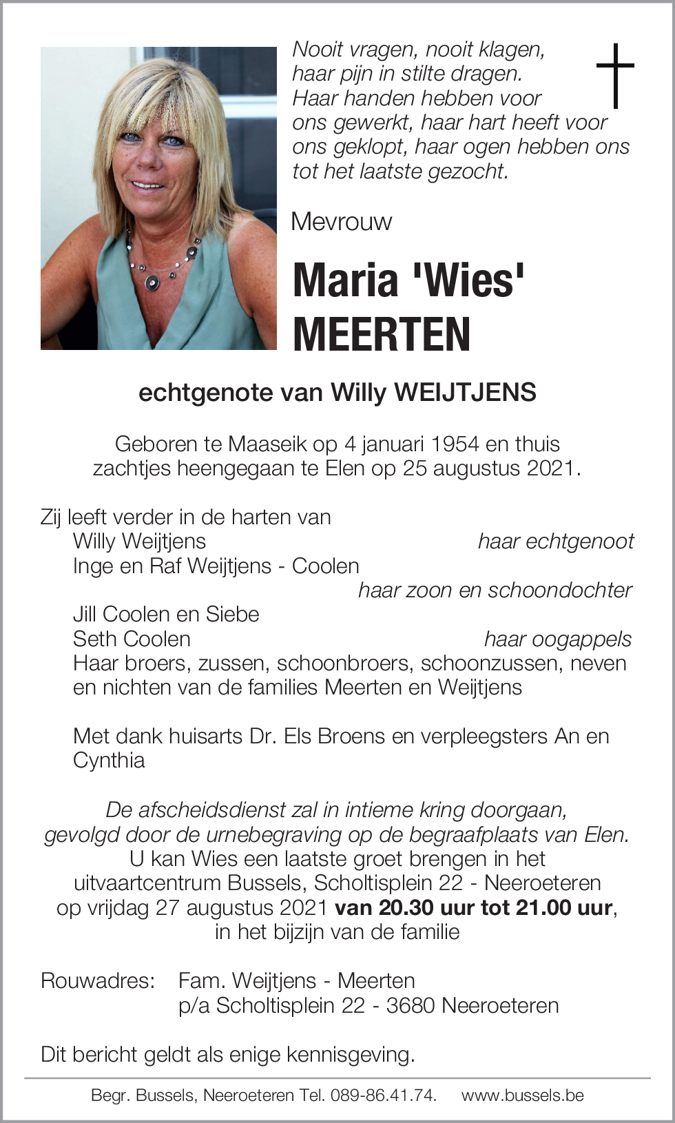 Maria 'Wies' MEERTEN