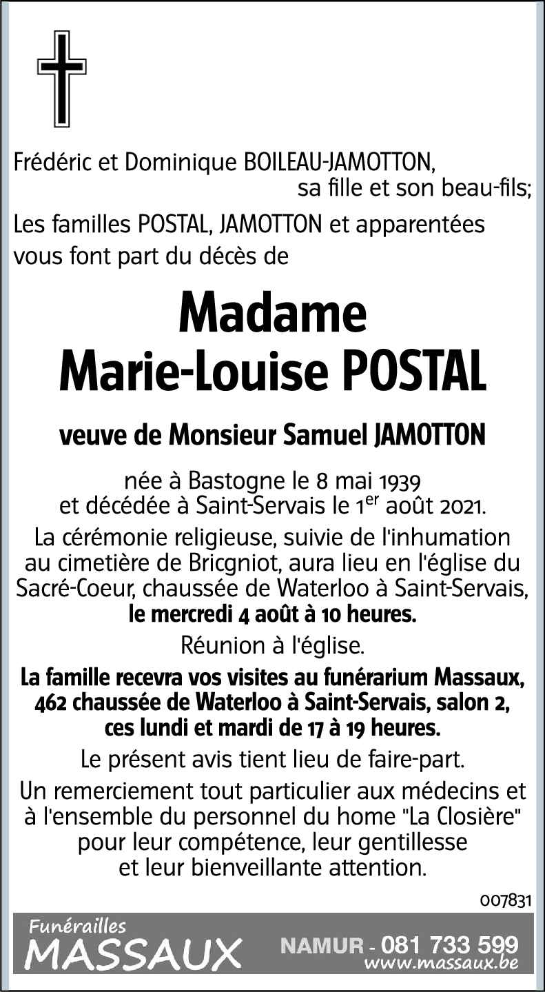 Marie-Louise POSTAL