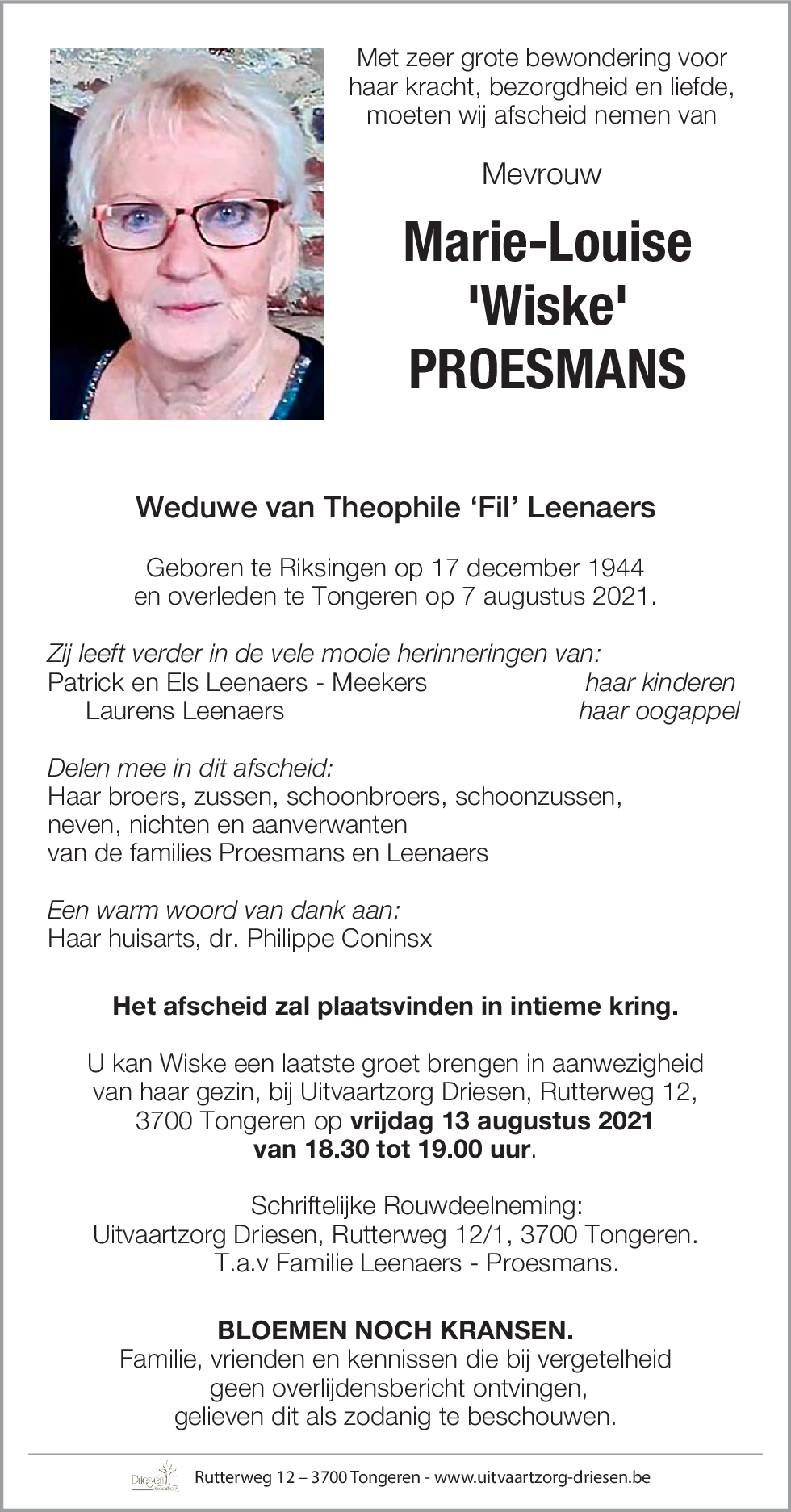 Marie-Louise Proesmans