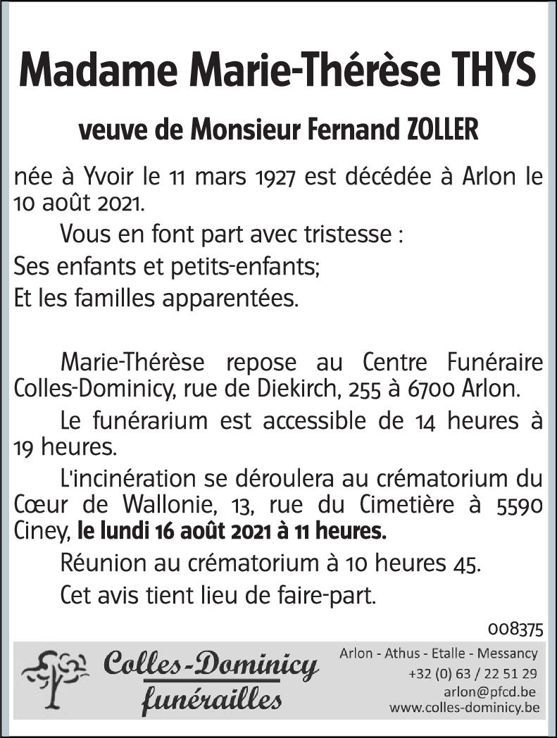 Marie-Thérèse Thys