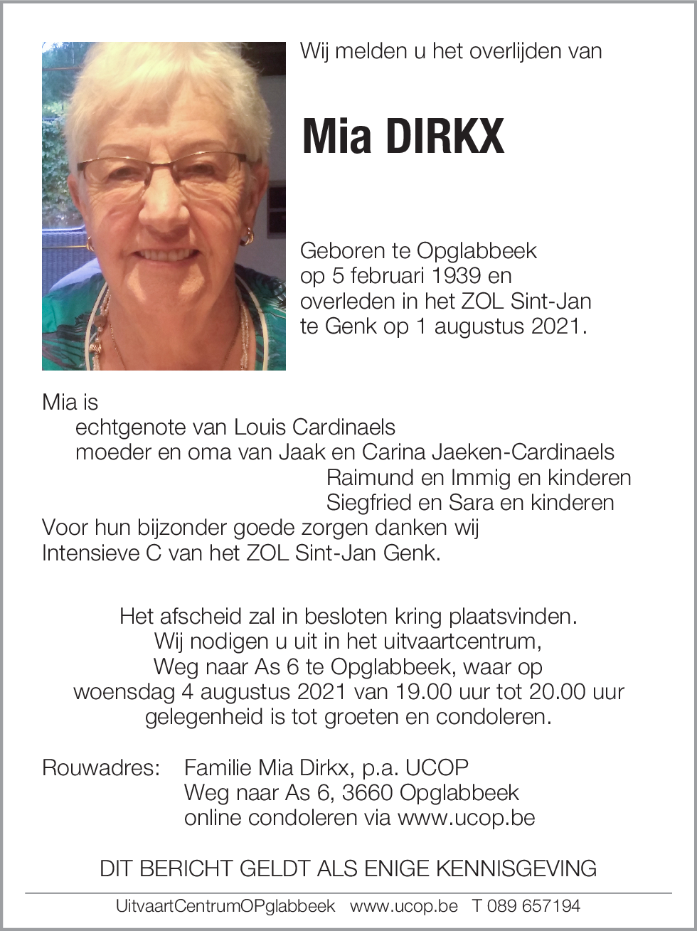 Mia Dirkx