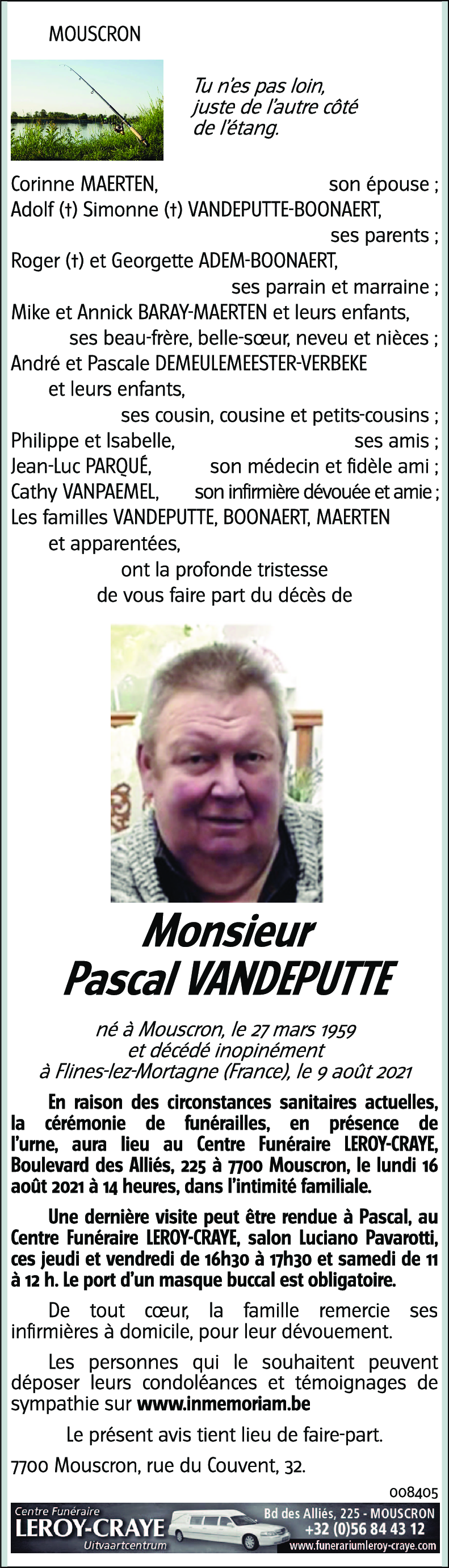 Pascal VANDEPUTTE