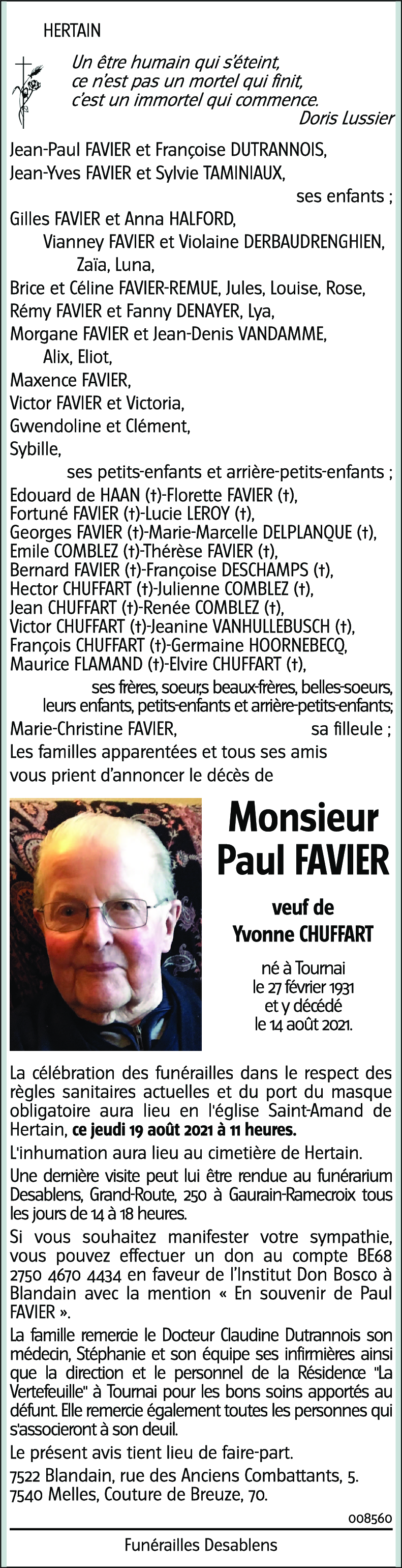 Paul FAVIER