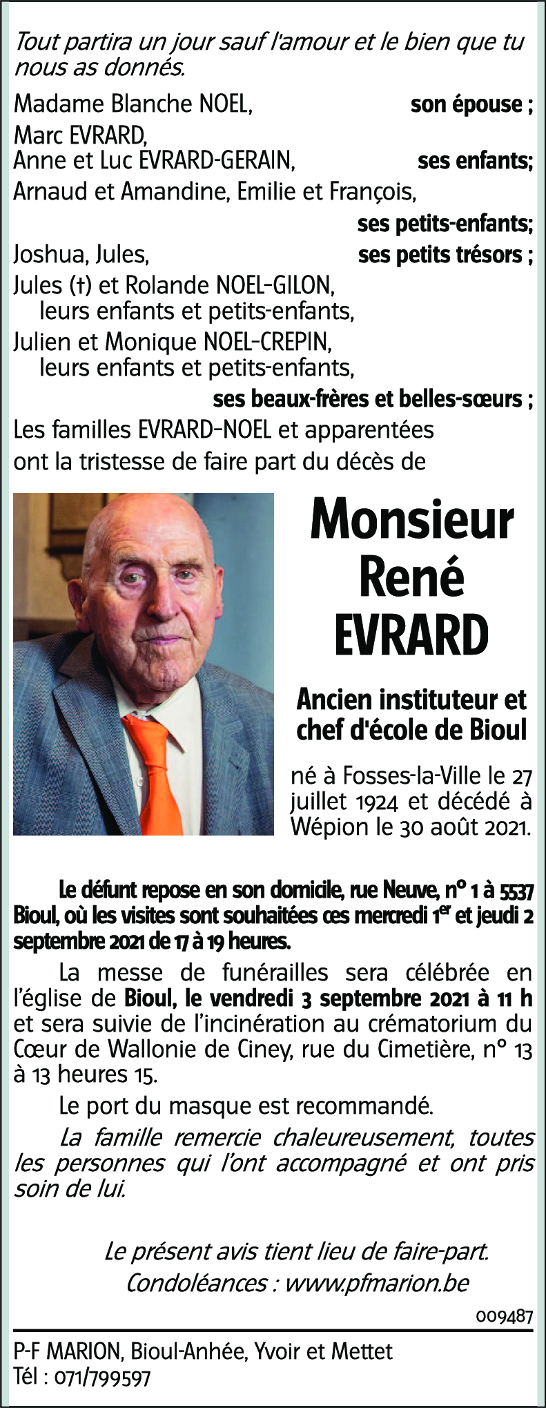 René EVRARD