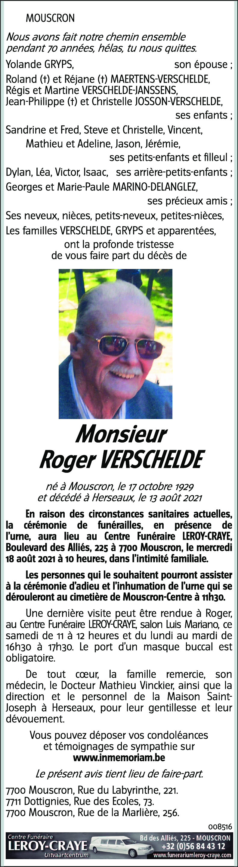 Roger VERSCHELDE