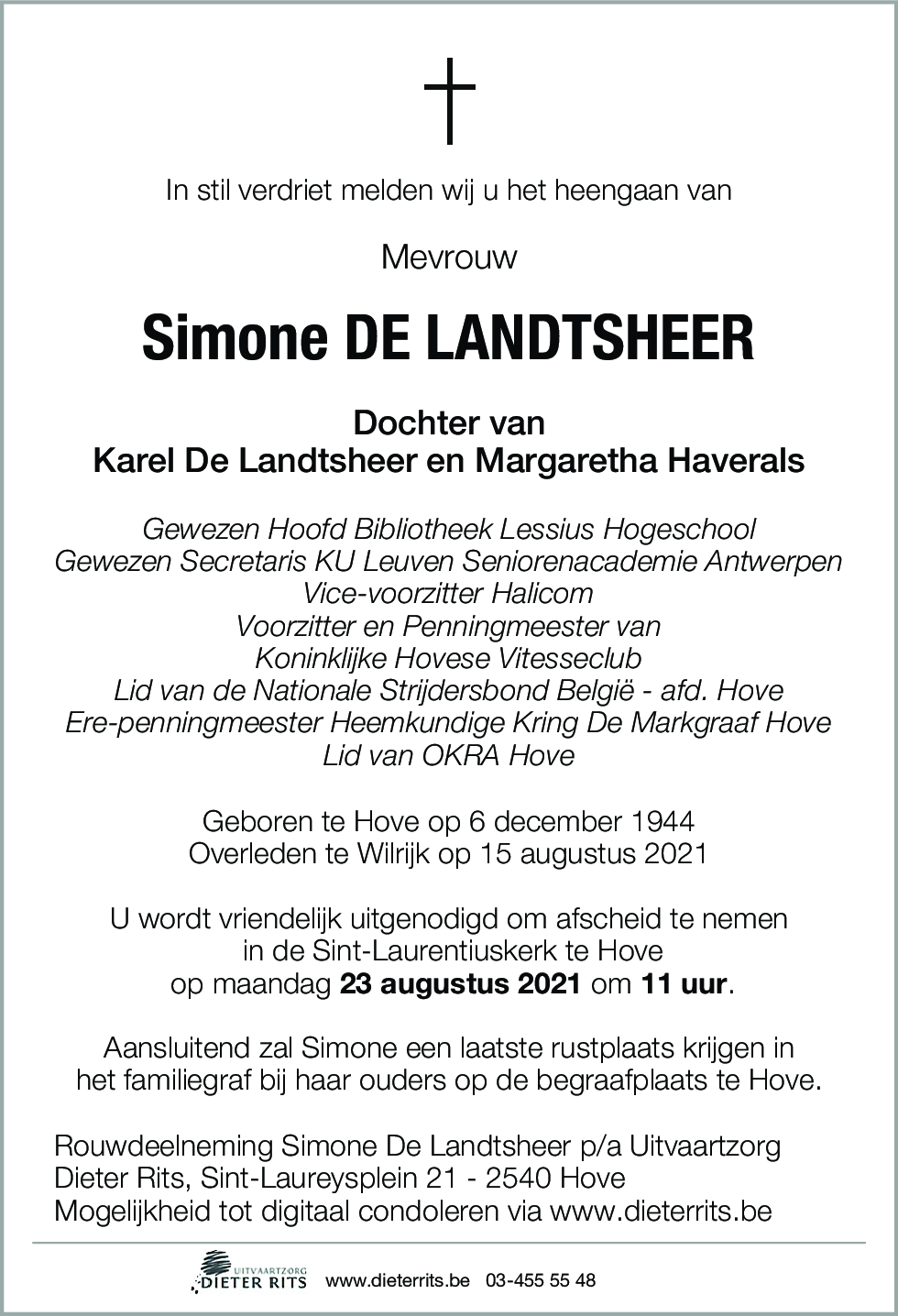 Simone De Landtsheer