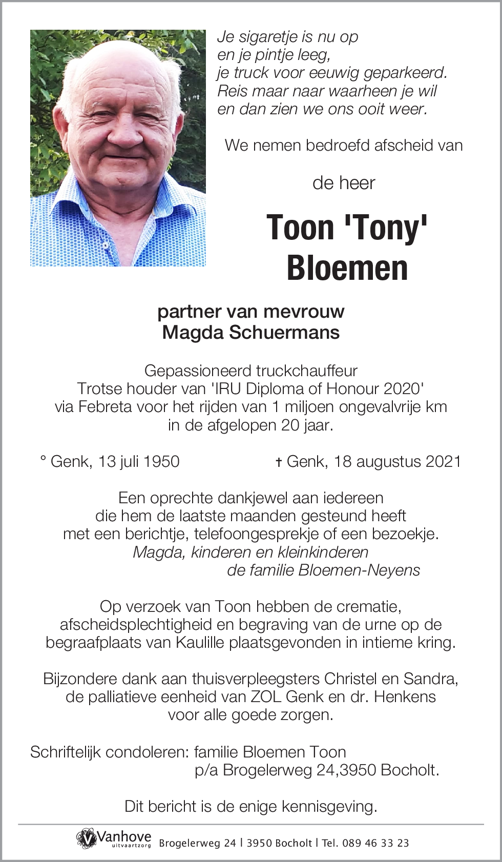 Toon Bloemen