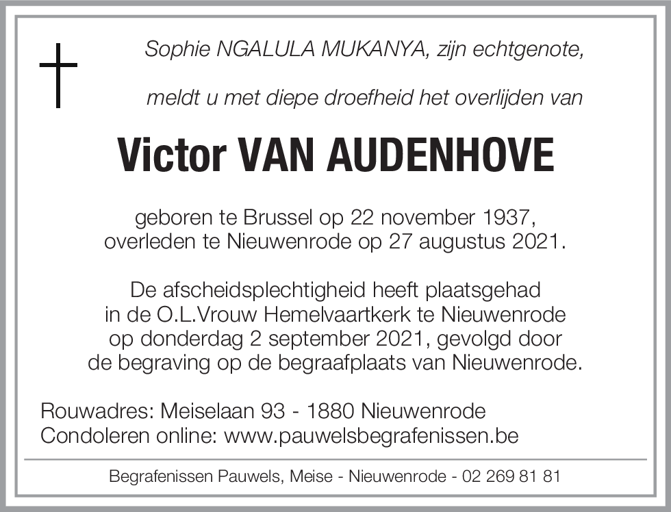 Victor VAN AUDENHOVE