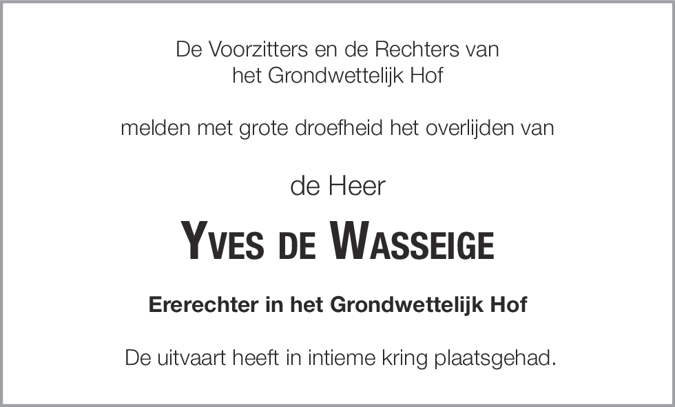 Yves de Wasseige