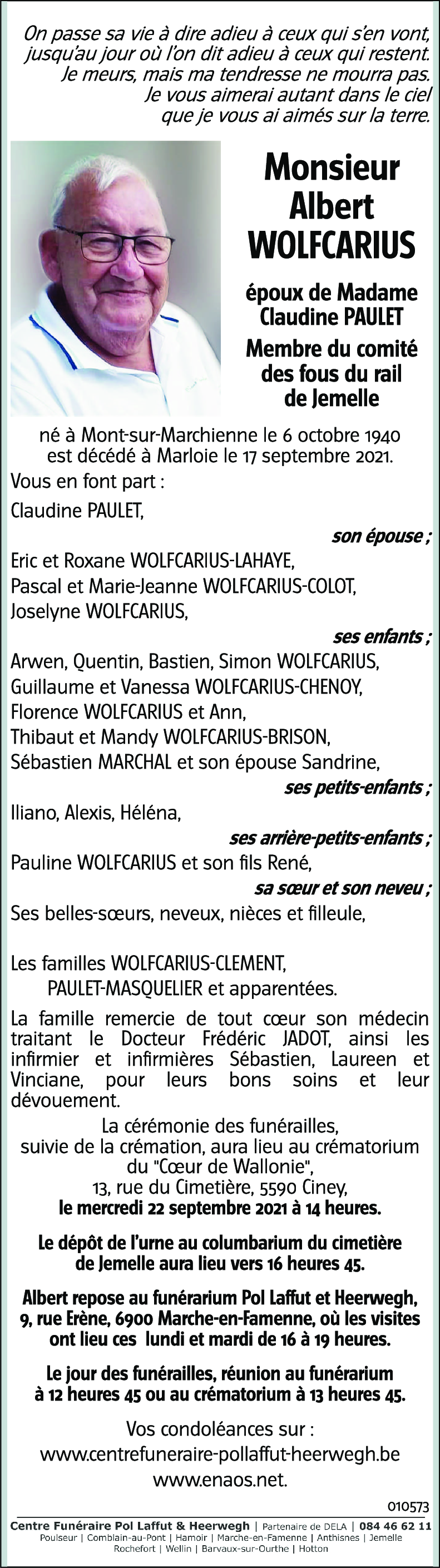 Albert WOLFCARIUS
