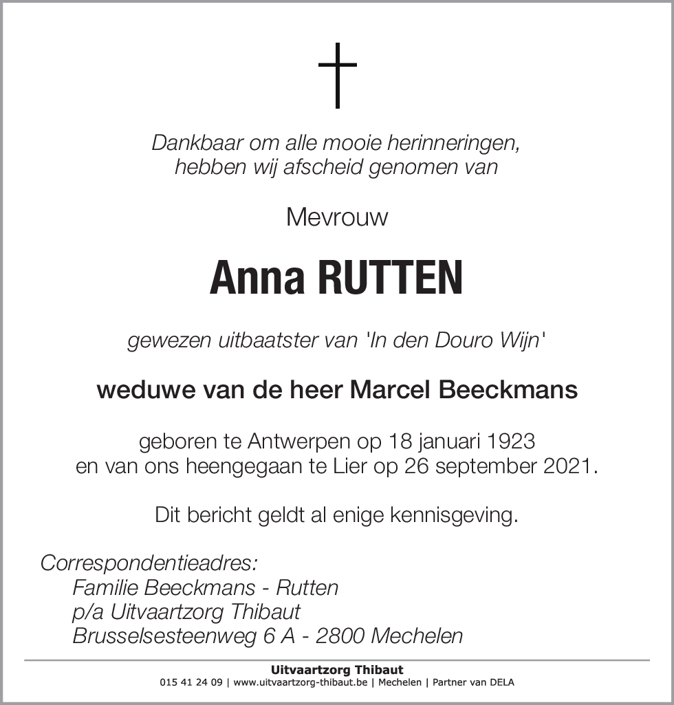 Anna Rutten