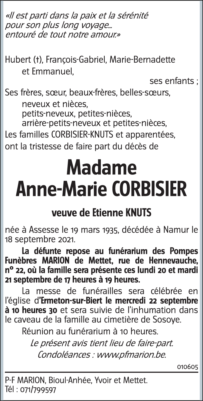 Anne-Marie corbisier
