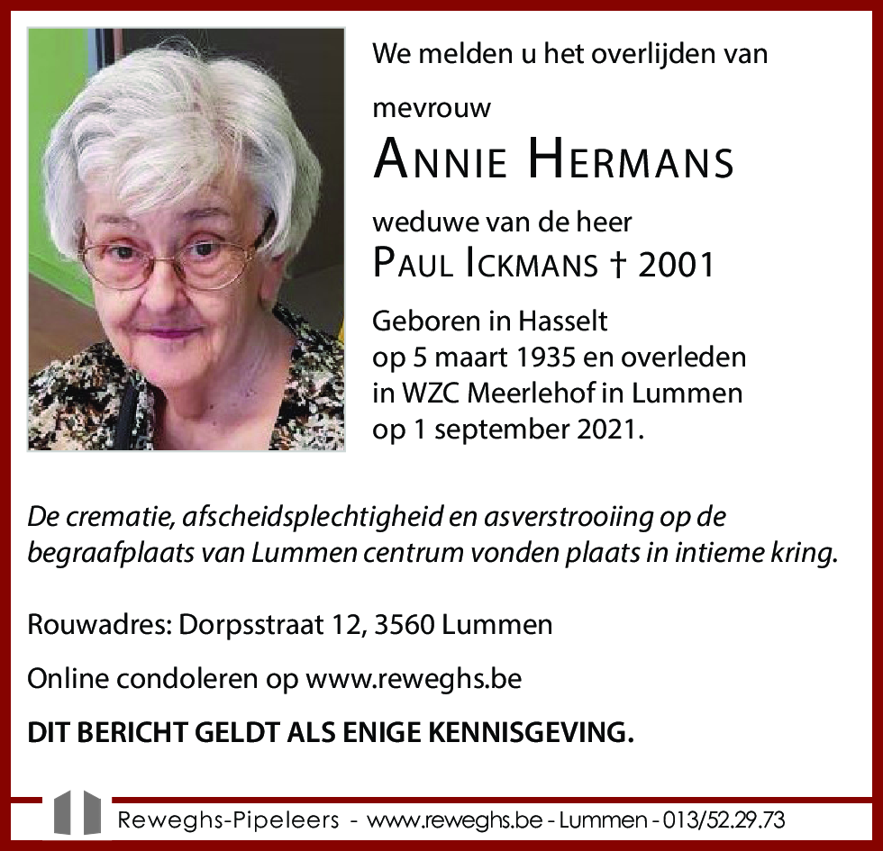 Annie Hermans