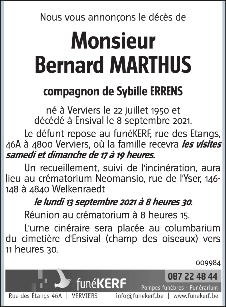 Bernard MARTHUS