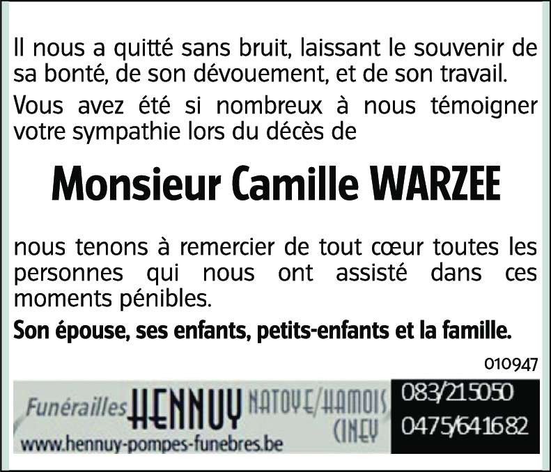 Camille WARZEE