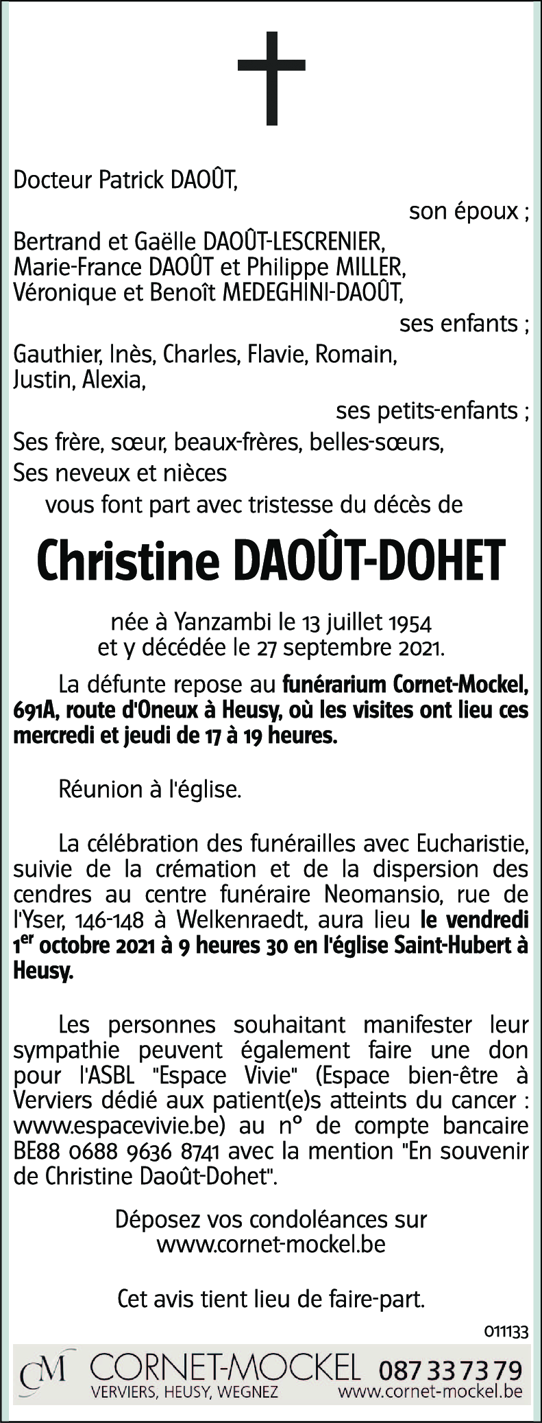 Christine DAOÛT-DOHET
