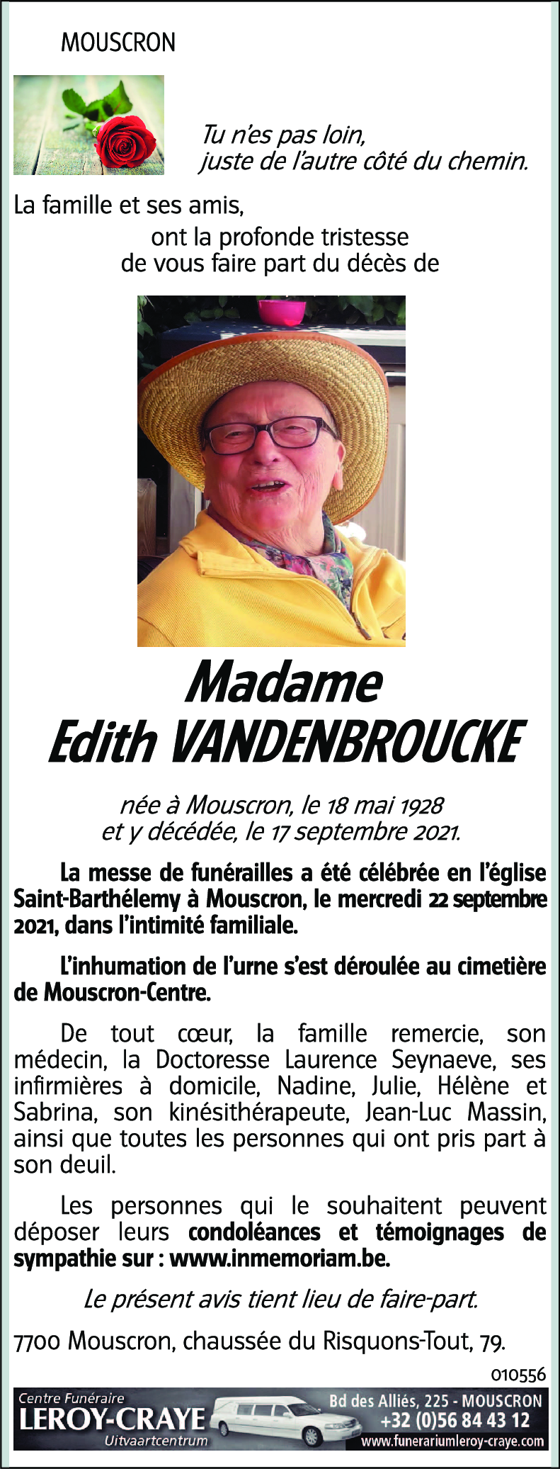 Edith VANDENBROUCKE