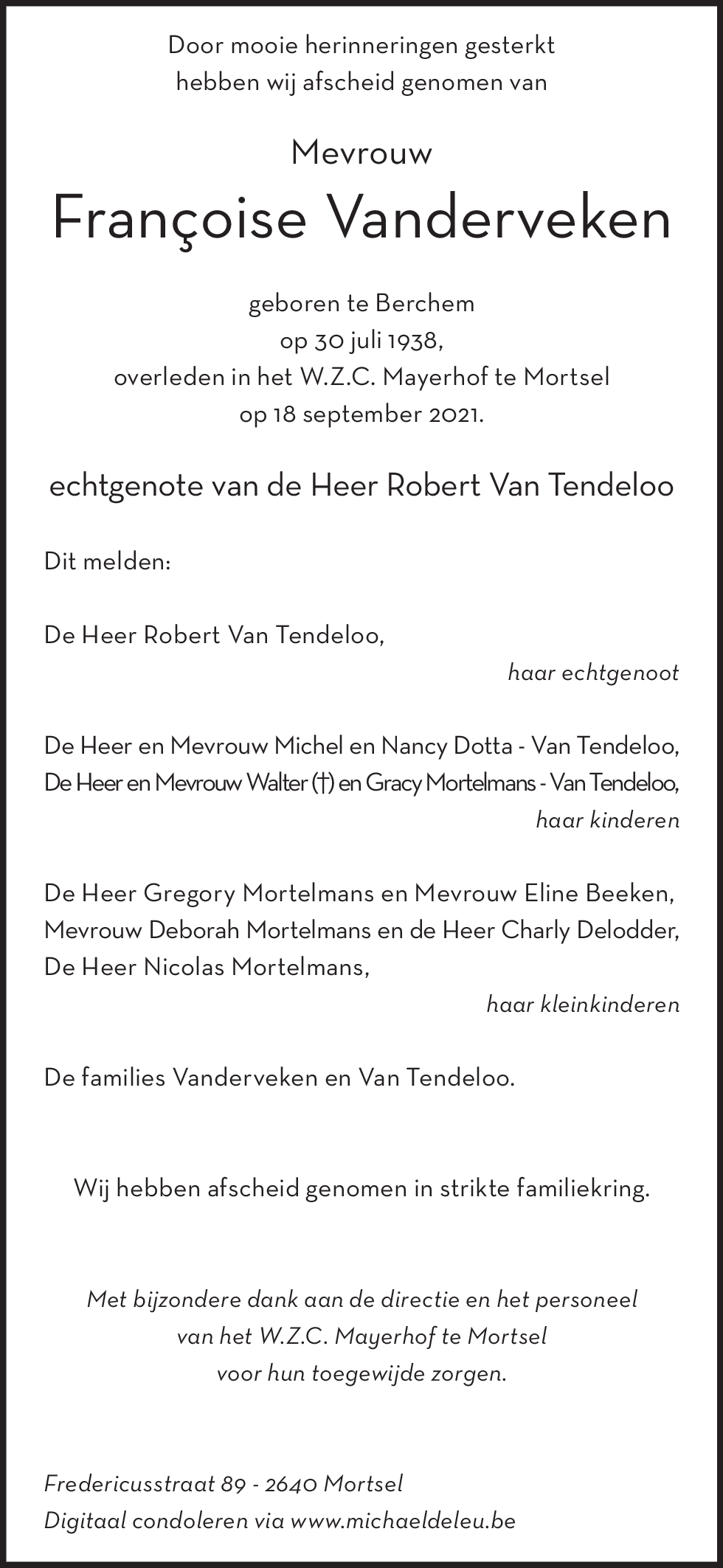 Françoise Vanderveken