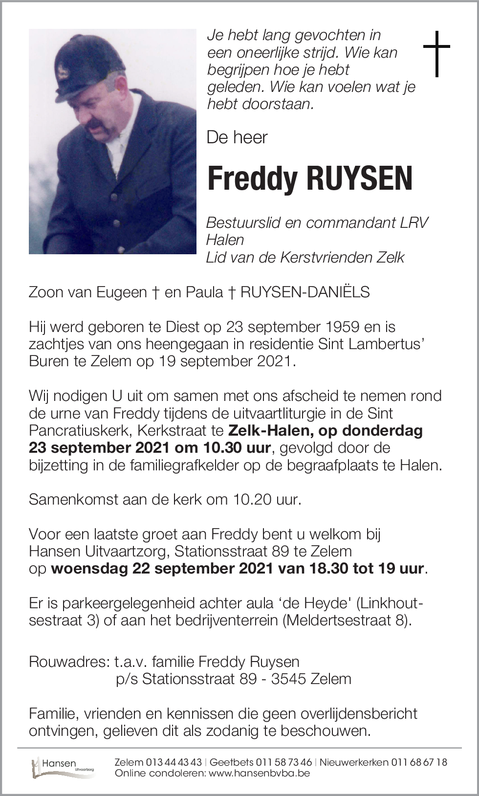 Freddy RUYSEN