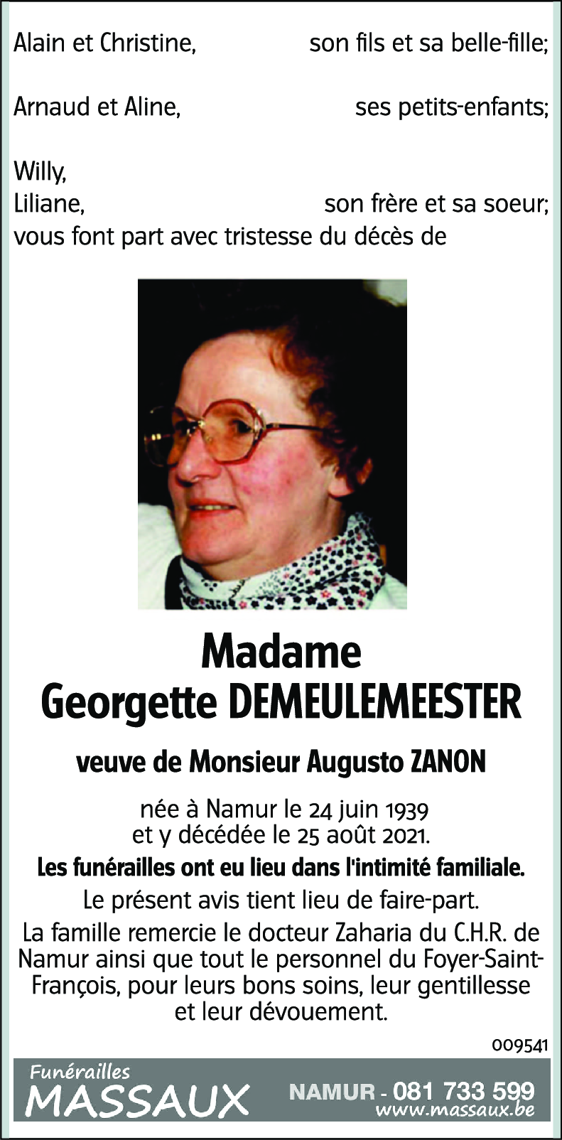 Georgette DEMEULEMEESTER