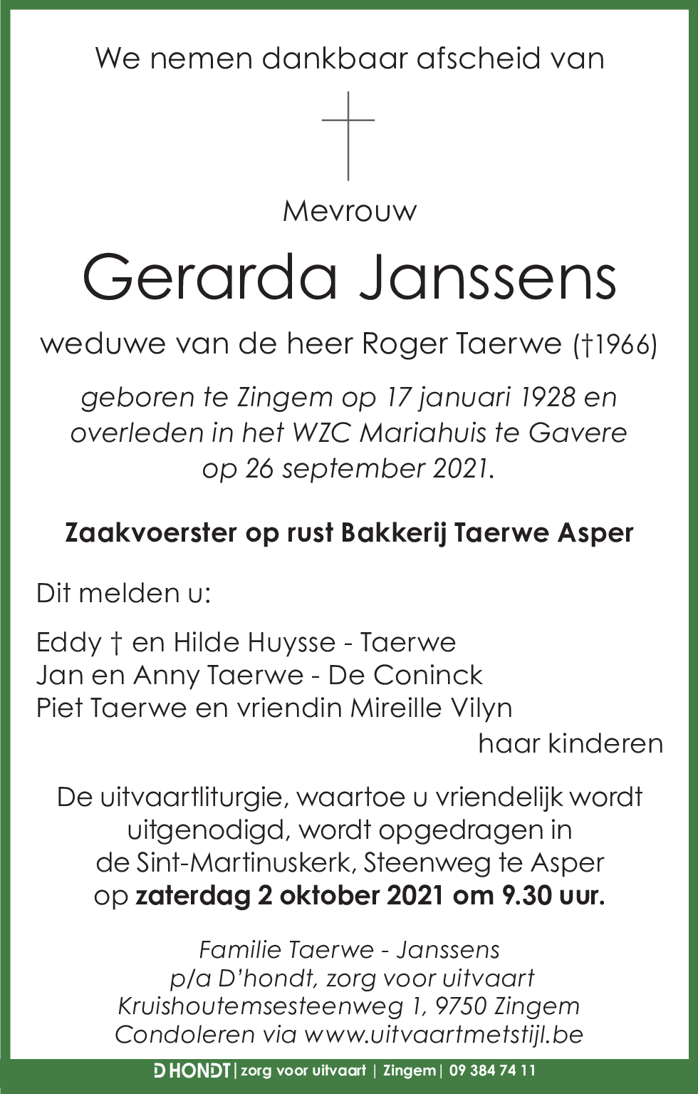 Gerarda Janssens